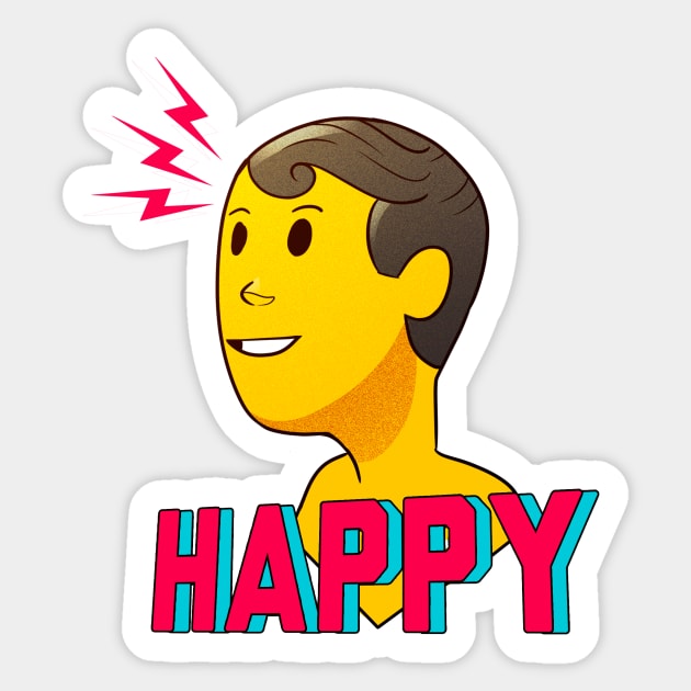 HAPPY MAN Sticker by GOUP